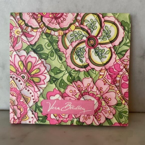 VERA BRADLEY Petal Pink Mini Pocket Notepad Limited Ed 1980's - Picture 9 of 14